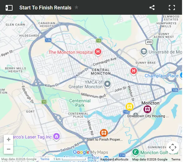 Start to finish map